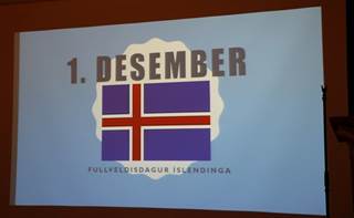 1.desember -dagskrá 8.bekkjar